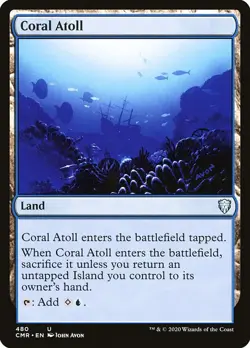 1x Coral Atoll NM Eng MTG - Commander Legends - Image 1