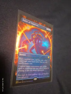Double Masters 2022 Variants: Force of Negation (Borderless) Foil NM - Image 1