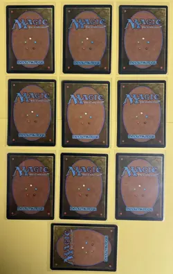 (X10) Magic the Gathering - Ice Age Mystic Remora 1995 87 Common - Image 2