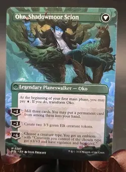 Oko, Lorwyn Liege (Borderless) Lorwyn Eclipsed MTG Regular Near Mint - Image 2