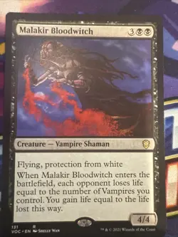 Malakir Bloodwitch NM Commander: Innistrad: Crimson Vow 131 MTG Regular - Image 1