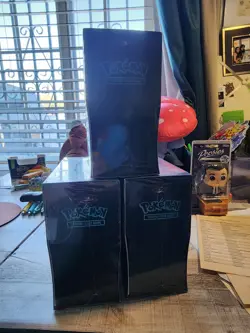 Phantasmal Flames Pokemon Center Exclusive Elite Trainer Box ETB Sealed LOT OF 3 - Image 4