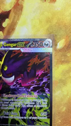 Mega Gengar ex 284/217 SIR Secret Rare Pokemon Ascended Heroes MINT Pack Fresh - Image 4
