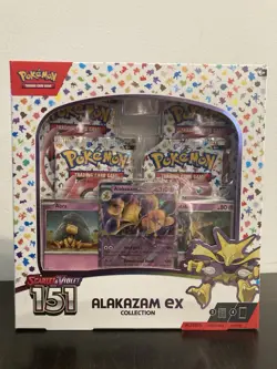 Pokemon Scarlet & Violet 151 Alakazam ex Collection Box Sealed New - Image 1