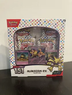 Pokemon Scarlet & Violet 151 Alakazam ex Collection Box Sealed New - Image 2
