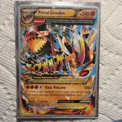 Pokemon Primal Groudon EX Ultra Rare Holo 86/160 XY Primal Clash 240 HP - Image 1