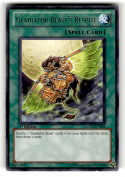 Gladiator Beast's Respite LCGX-EN254 1st Edition Rare Legendary Collection 2 LP - Image 1