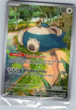 Snorlax SVP 051 SV: Scarlet & Violet Promo Cards - Pokemon Card - Sealed - Image 1