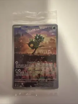 Teal Mask Ogerpon 123 Sv: Scarlet & Violet Promo Cards Holo Sealed - Image 1