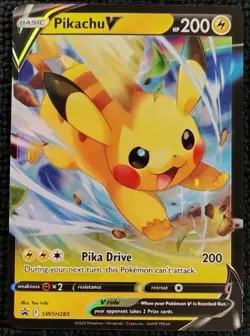 Pikachu V SWSH285 SWSH: Sword & Shield Promo Cards Holo - Image 1