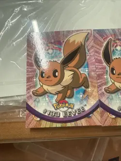 EEVEE #133 Pokemon Card TCG Topps TV Animation both (SET OF 2) - Image 2