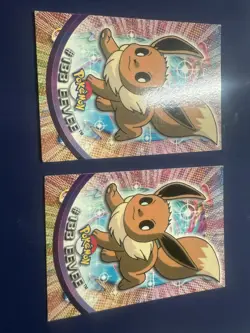 EEVEE #133 Pokemon Card TCG Topps TV Animation both (SET OF 2) - Image 3