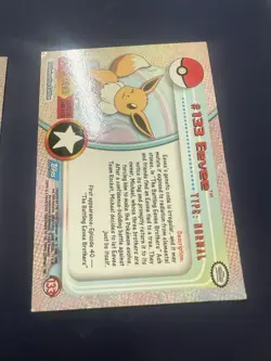 EEVEE #133 Pokemon Card TCG Topps TV Animation both (SET OF 2) - Image 4
