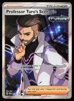 Professor Turo's Scenario 240/182 Ultra Rare Paradox Rift Pokemon Card - Image 1