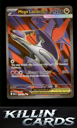 Mega Latias ex - 163/132 163/132 Pokemon Ultra Rare ME01: Mega Evolution Card NM - Image 1