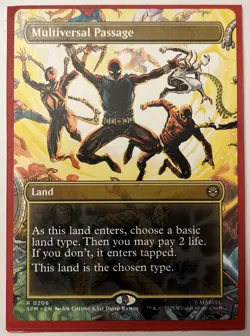 Multiverse Passage(Borderless) Spider-Man N/M #206 NON-FOIL - Image 1