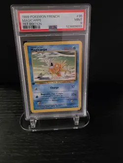 PSA 9 1999 POKEMON FRENCH | 1ST EDITION MAGICARPE (MAGIKARP) 35 - Image 1