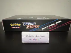 Pokemon TCG: CROWN ZENITH - Premium Figure Collection [SHINY ZAMAZENTA] SEALED - Image 3