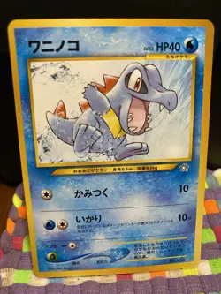 Totodile Pokemon TCG Neo Genesis No. 153 Japanese #153 NM - Image 1