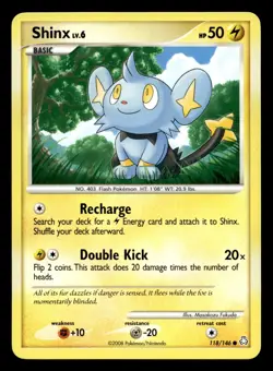 Shinx 118/146 Common Legends Awakened Pokemon LP - Image 1