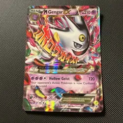 Pokemon XY M Mega Gengar EX XY166 Holo Extended Art Black Star Promo - Image 1