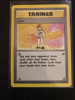 Pokemon TCG - Lass 75/102 - Base Set - MP - Image 1
