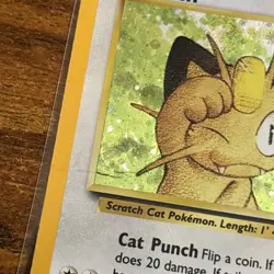 Pokemon TCG WOTC Meowth Black Star Promos Holo. 10 (SEE PHOTOS) - Image 3