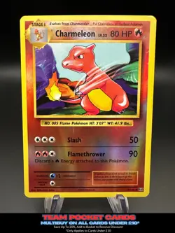 Charmeleon 10/108 Reverse Holo, Evolutions, Pokemon, LP - Image 1
