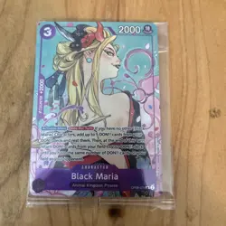 Black Maria OP08-074 Illustration Box Vol. 2 Promo SEALED - Image 1