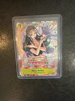 One Piece Nico Robin SR Alt Art AA EB03-055 Heroines edition English - Image 1