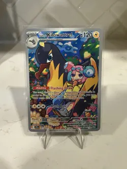 Pokemon TCG Iono's Kilowattrel Card Journey Together IR 163/159 - Image 1