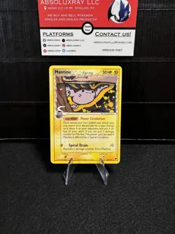 Mantine 20/101 Non-Holo Rare Dragon Frontiers Ex Pokemon TCG Card LP - Image 1