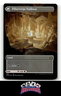 MTG Pillarverge Pathway Art Card #28 NM-MT Magic The Gathering - Image 1