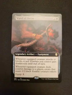 Wand of Orcus (Extended Art): Adventures in the Forgotten Realm Near Mint MTG - Image 1