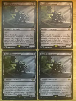 4x Orcish Bowmasters Universes Beyond: the LoTR Regular (PLAYSET NEAR MINT!) - Image 1
