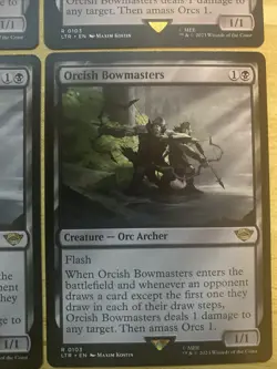 4x Orcish Bowmasters Universes Beyond: the LoTR Regular (PLAYSET NEAR MINT!) - Image 4