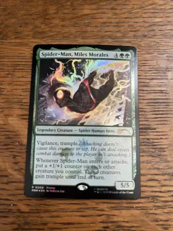 MTG Spider-Man Miles Morales P0008 Foil Promo Mythic Rare Marvel Kit Nm - Image 1