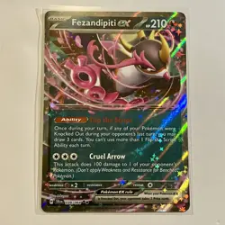 Fezandipiti ex 38/64 Ultra Rare Shrouded Fable NM Pokemon TCG Card -fezandipity - Image 1