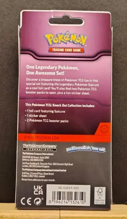 Pokemon TCG Suicune Knock Out Collection Pack ** NEW ** - Image 2