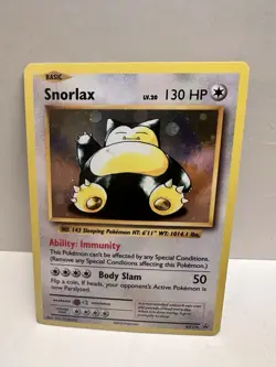 SNORLAX XY179 - XY PROMO BLACK STAR PROMOS ULTRA RARE PROMO POKEMON TCG 2016 - Image 1