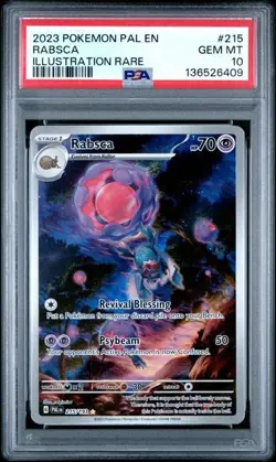 Pokemon Rabsca 215/193 Sv02 Paldea Evolved Holo PSA 10 - Image 1