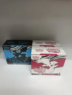 Pokemon Elite Trainer Box Set Black Bolt & White Flare Reshiram & Zekrom 2 Boxes - Image 1