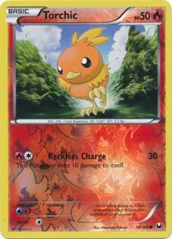 Torchic - 14/108 - Common - Reverse Holo - Dark Explorers #14/108 Pokemon TCG - Image 1