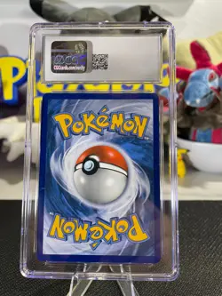CGC 8 ERROR Pokemon Salamence GX Black Star Promo SM139 Misaligned Texture - Image 2