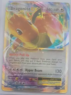 Pokemon Dragonite EX Ultra Rare Holo 72/108 Evolutions - Image 1