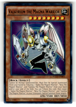 Valkyrion the Magna Warrior YGLD-ENB01 Unlimited Ultra Rare King of Games: Yugi' - Image 1