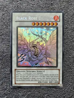 Yu-Gi-Oh! - Black Rose Dragon - Ghost Rare - CSOC-EN039 - EX-NM - Image 1