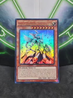 Yugioh Black Luster Soldier - Sacred Soldier BOSH-EN097 Ultra Rare 1st Ed NM - Image 1
