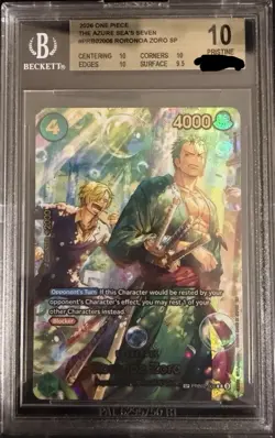 Roronoa Zoro - PRB02-006 (SP) - The Azure Sea's Seven (OP14) BGS 10 - Image 1