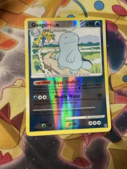Pokemon Card - Quagsire Secret Wonders 60/132 Uncommon Reverse Holo NM - Image 1